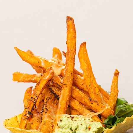 Sötpotatis pommes frites